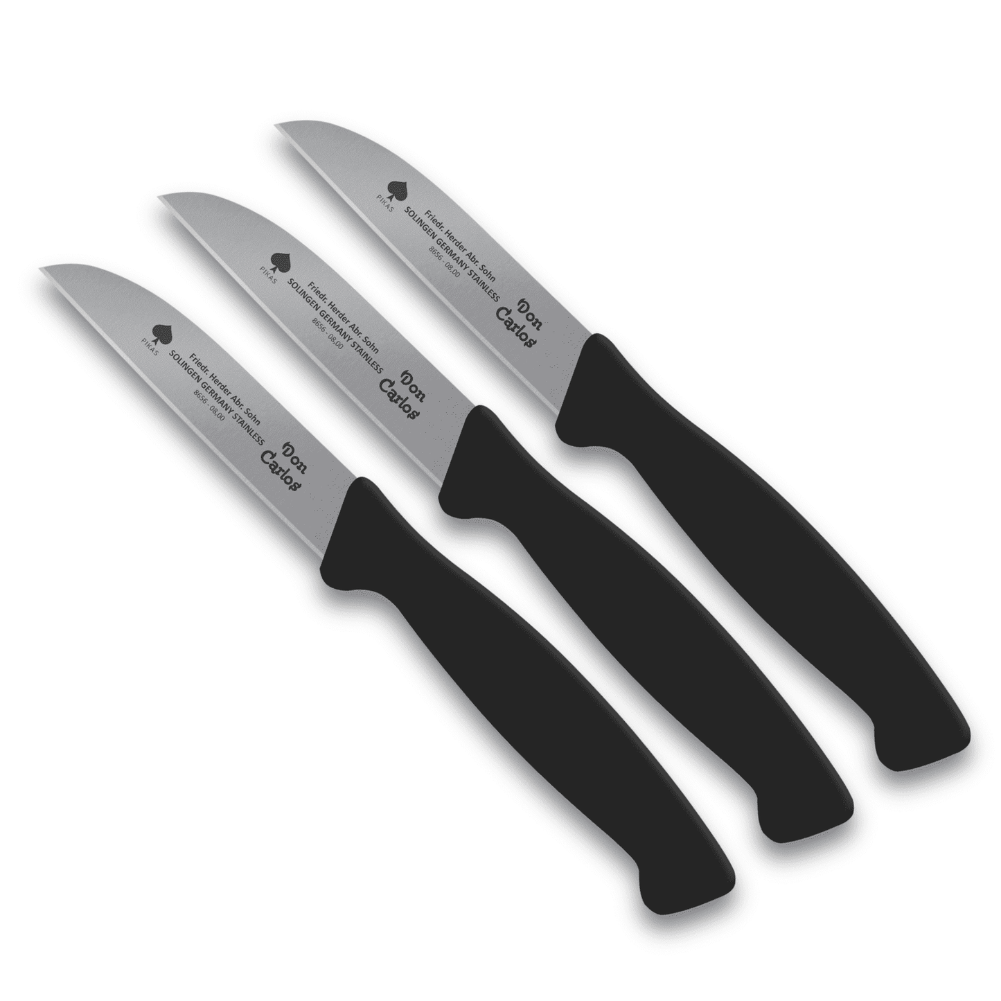 Gemüsemesser Kunststoff 3er Set