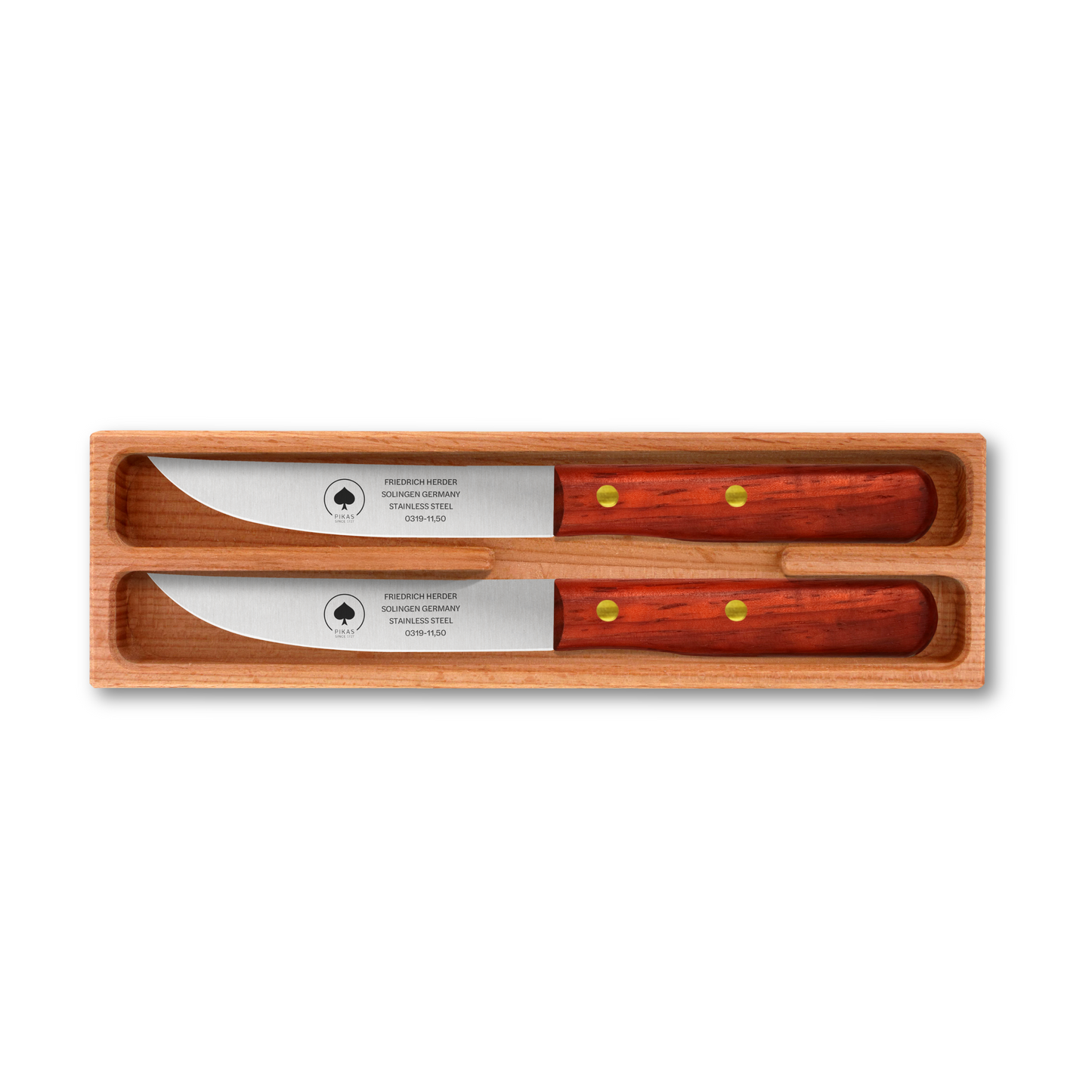 Steakmesser Holzgriff 2er Set