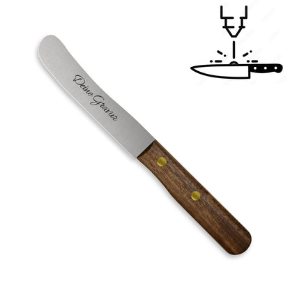 Buckelsmesser / Frühstücksmesser - Eigene Gravur