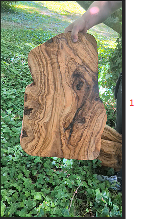 Fundstücke: Olive-Brettchen Massiv - Brett #1