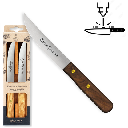 Steakmesser 2er Set - Eigene Gravur