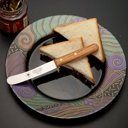 Buckelsmesser Brotmesser Solingen – Olivenholzgriff mit Glattschliff