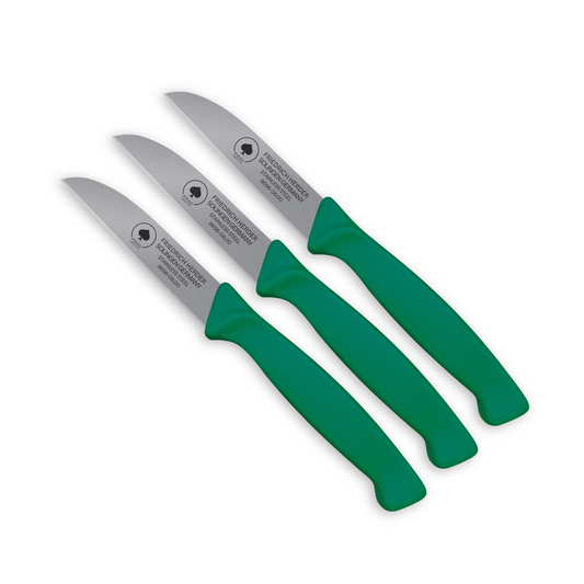 Gemüsemesser 3er Set Solingen rostfrei Dünnschliff Kunststoffgriff