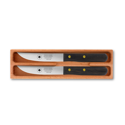 Steakmesser Holzgriff 2er Set