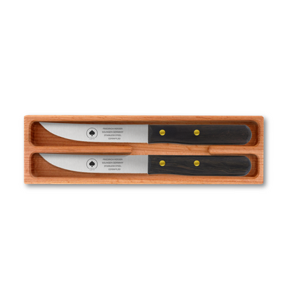 Steakmesser Holzgriff 2er Set