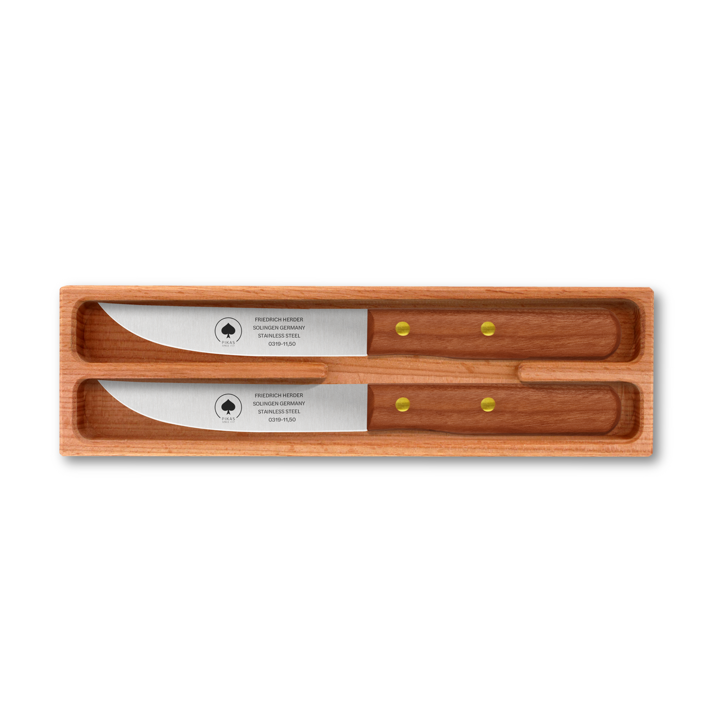 Steakmesser Holzgriff 2er Set